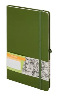 antra Antra, notes w kratkę, format A5, romantyzm, khaki - Notesy i bloczki - miniaturka - grafika 1