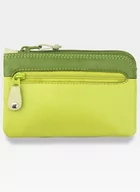 Etui na klucze - Skórzane Damskie Etui Na Klucze Visconti - Zielony Multi - miniaturka - grafika 1