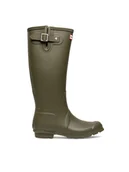 Kalosze damskie - Hunter Kalosze HFW-004 Khaki - miniaturka - grafika 1
