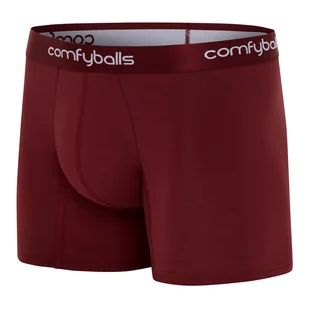 COMFYBALLS Bokserki LONG COTTON red - Majtki męskie - miniaturka - grafika 1