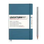 Notesy i bloczki - Notatnik Leuchtturm1917 Paperback B6+, Linie, Stone Blue - miniaturka - grafika 1