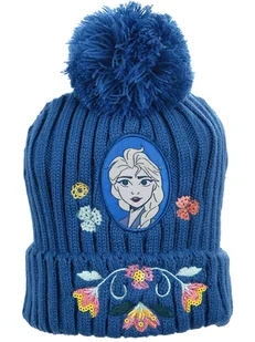 Disney Frozen Czapka "Kraina Lodu" w kolorze niebieskim - Czapki damskie - miniaturka - grafika 1