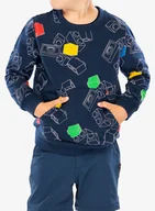 Bluzy dla chłopców - Bluza dziecięca LEGO LW Scout 205 - dark navy - miniaturka - grafika 1