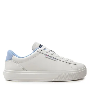 Sneakersy Tommy Jeans Tjw Cupsole Sneaker Ess EN0EN02508 Biały - Sneakersy damskie - miniaturka - grafika 1