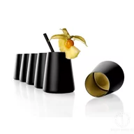 Kieliszki - Stolzle Lausitz Power Olympic czarno złote kieliszki, szklanki do wina bez nóżki 380 ml. 6 szt. - miniaturka - grafika 1