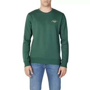 Jack&JONES męska bluza z okrągłym dekoltem FST, zielona/szczegóły: SMALL Scale, XXL - Bluzy męskie - miniaturka - grafika 1