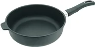 Patelnie - Gastrolux żeliwna patelnia z rączką, D=24cm, H=7cm z indukcją 17224B - miniaturka - grafika 1