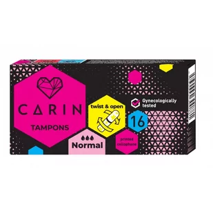 CARIN Tampony NORMAL, 16 szt - Tampony - miniaturka - grafika 1