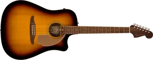 Fender Redondo Player Walnut Fingerboard Gold Pickguard Sunburst - Gitary akustyczne - miniaturka - grafika 1