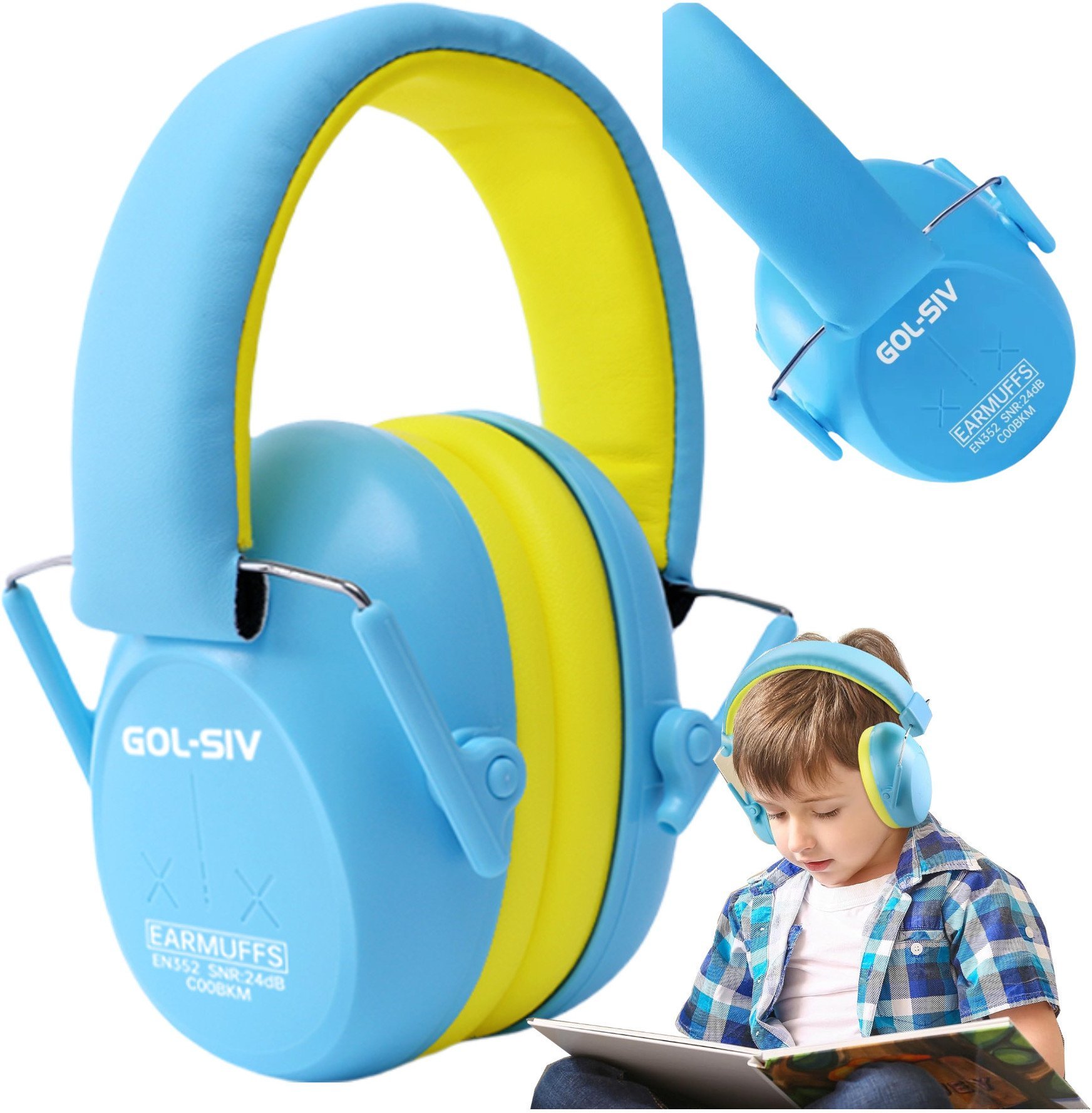 FONOTE EARMUFFS BLUE Nauszniki ochronne dla dzieci niebieskie
