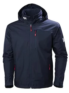 Helly Hansen bluza z kapturem dla mężczyzn Crew midlayer Jacket kurtka, niebieski, L 33874_597 NAVY_L - Kurtki męskie - miniaturka - grafika 1