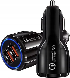 Ładowarka Vega LITTE ŁADOWARKA SAMOCHODOWA 2 X USB CZARNA 2XUSB 20W A45> - Ładowarki samochodowe - miniaturka - grafika 1
