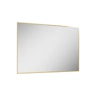 Lustra - Lustro łazienkowe led barwa neutralna prostokątne 120x80 cm Elita Sharon Square złoty RE061203015570 - miniaturka - grafika 1