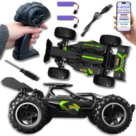 Zabawki zdalnie sterowane - Najlepszy Prezent Dla Dziecka – Samochód RC z Pilotem Zdalnie Sterowany 2 Baterie Pełna Amortyzacja Duże Koła EKSTREMALNA ZABAWA + EBOOK-2 - miniaturka - grafika 1