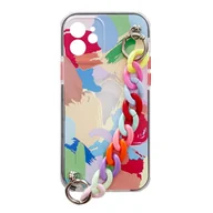 Etui i futerały do telefonów - Hurtel Color Chain Case żelowe elastyczne etui z łańcuchem łańcuszkiem zawieszką do Xiaomi Redmi 10 wielokolorowy (4) - miniaturka - grafika 1