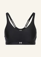 Biustonosze - Under Armour Biustonosz Sportowy Ua Infinity 2.0 Z Siateczką schwarz - miniaturka - grafika 1