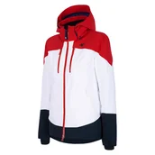 Kurtki narciarskie - 4F, Kurtka damska narciarska, H4Z19-KUDN011 62S, czerwona 62S, rozmiar S - miniaturka - grafika 1