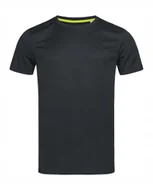 Koszulki męskie - Koszulka męska T-shirt męski Stedman Active Crew Neck ST8400 Black Opal S - miniaturka - grafika 1