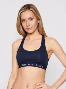 Tommy Hilfiger Biustonosz top Bralette UW0UW02037 Granatowy - Biustonosze - miniaturka - grafika 1