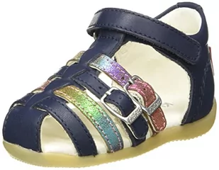 Kickers Dziecięce sandały Bigkro dla dziewczynek, ciemnoniebieski metalik - 18 EU - Buty dla dziewczynek - miniaturka - grafika 1