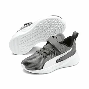 PUMA Sneakersy dziecięce Flyer Runner V Inf Sneaker, Szary Charcoal Gray Puma White Puma Black Blue Turquoise 03, 24 EU - Buty dla dziewczynek - miniaturka - grafika 1