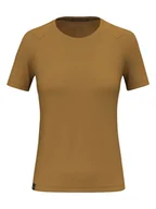 Koszulki sportowe damskie - Salewa Koszulka funkcyjna "Eagle Poem" w kolorze jasnobrązowym - miniaturka - grafika 1