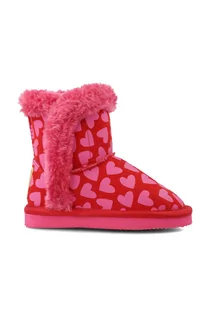 Buty dla dziewczynek - Agatha Ruiz de la Prada śniegowce dziecięce kolor czerwony - grafika 1