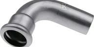 Łączniki, trójniki, kształtki - Kolano nyplowe 90° Inox - 35 - miniaturka - grafika 1