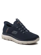 Sneakersy męskie - Skechers Sneakersy High Range 232457/NVY Granatowy - miniaturka - grafika 1