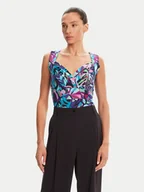 Bluzki damskie - Morgan Bluzka 251-DCOLO Kolorowy Slim Fit - miniaturka - grafika 1