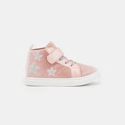 Buty dla dziewczynek - Sinsay - Sneakersy za kostkę - Różowy - miniaturka - grafika 1