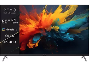Telewizor PEAQ PTV 50GQU-5024C 50" QLED  4K Google TV HDR10 - Telewizory - miniaturka - grafika 1