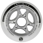 Akcesoria do skatingu - Powerslide rolki infinity II 4-Pack, biały, 90 MM, 905222 905222_Weiß_90mm - miniaturka - grafika 1