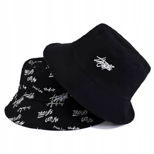 Bucket Hat czapka dwustronna Kapelusz Rybacki - Czapki damskie - miniaturka - grafika 1