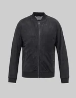 Kurtki męskie - kurtka skórzana incudine szara - miniaturka - grafika 1