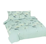 Pościel - Matex Pościel bawełniana 160x200 Kwiaty miętowa Universal - miniaturka - grafika 1