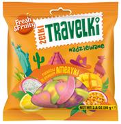 Żelki - Żelki Travelki Smaki Ameryki Fresh&Fruity 80G - miniaturka - grafika 1