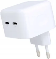Ładowarki do telefonów - SZYBKA ŁADOWARKA SIECIOWA DO TELEFONU TABLETÓW 2x USB-C 36 W YENKEE - miniaturka - grafika 1