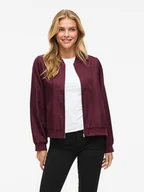 Kurtki damskie - Vila Kurtka "Vipapaya" w kolorze bordowym - miniaturka - grafika 1
