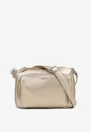 Torebki damskie - Złota Trzykomorowa Torebka Listonoszka Jenanissea - miniaturka - grafika 1