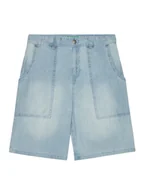 Spodenki damskie - United Colors Of Benetton Szorty materiałowe 43Z9C9042 Niebieski Regular Fit - miniaturka - grafika 1