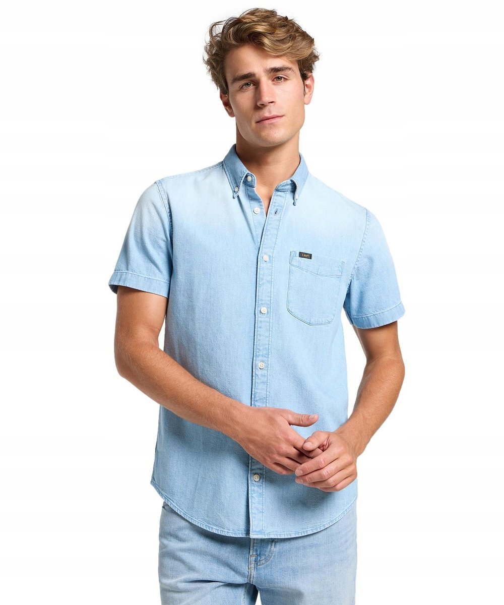 Koszula Lee SS BUTTON DOWN 112363898 Light Desert Wash XXL