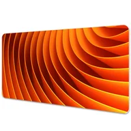 Podkładki na biurko - Duża podkładka na biurko Pomarańczowe fale 90x45cm - miniaturka - grafika 1