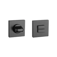 Szyldy i rozety - ROZETA APRILE KWADRATOWA Q 7mm SLIM WC CZARNA - miniaturka - grafika 1