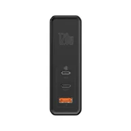 Ładowarki do telefonów - Baseus Ładowarka sieciowa, GaN2 Mini 3USB USB-A/ 2xPD USB-C 120W, czarna z kablem USB-C - USB-C 100W - miniaturka - grafika 1