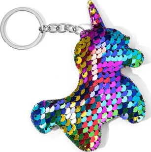 GM Brelok z cekinami JEDNOROŻEC - Zabawki kreatywne - miniaturka - grafika 1