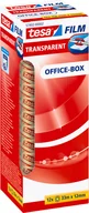 Taśmy klejące - TESA tesafilm Office Box 12 Rollen 33m 12mm transparent 57402-00002-01 - miniaturka - grafika 1
