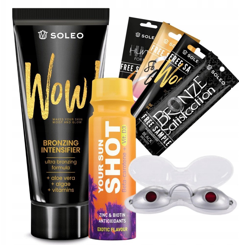 Soleo Wow 150ml Utra Bronzer Do Opalania + Gratisy