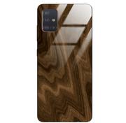 Etui i futerały do telefonów - Etui drewniane Samsung Galaxy A51 Premium Wood Chocolate Forestzone Glass - miniaturka - grafika 1