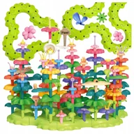 Klocki - Klocki Kwiatki Konstrukcyjne W Kuferku Kreatywne 137 El. Największa Wersja - miniaturka - grafika 1